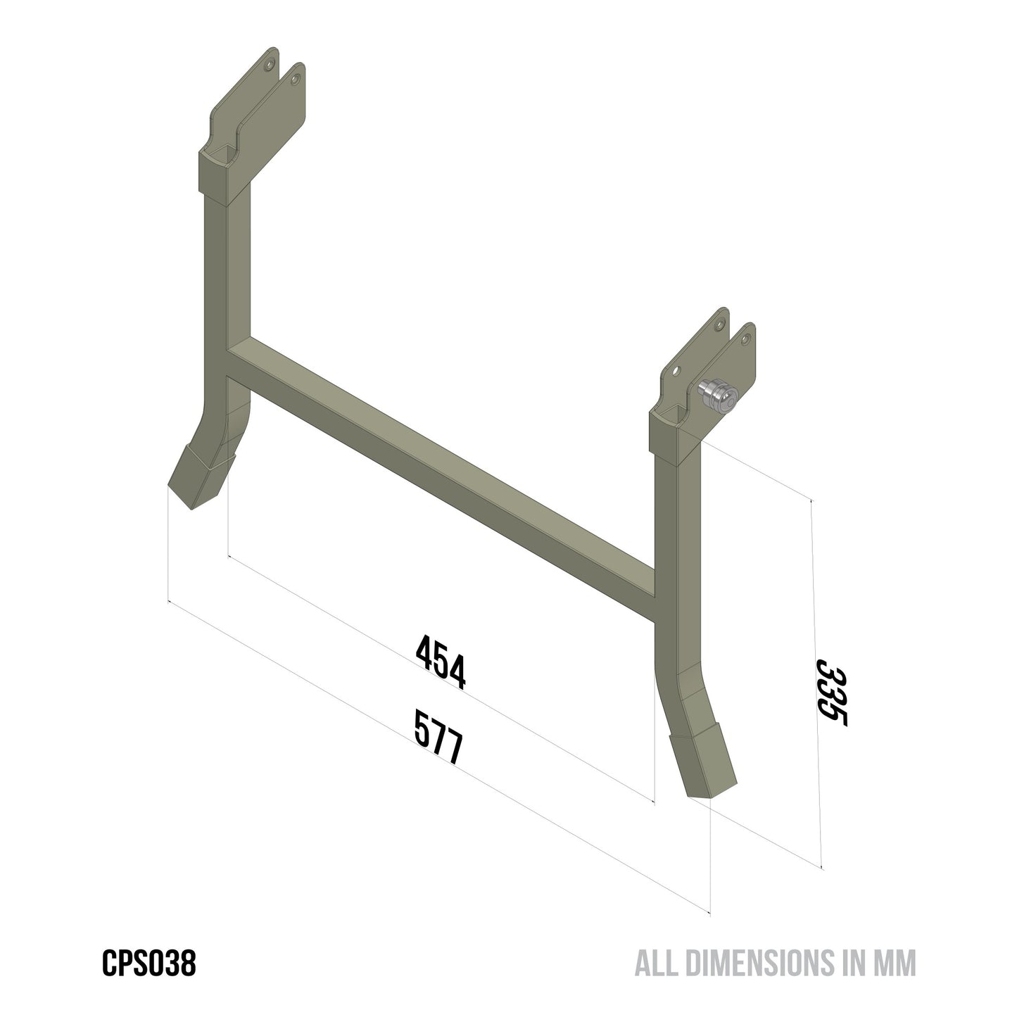 Mk2 Carp Porter Rear Legs