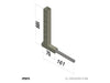 Big Boy Tri Porter Rear Leg Axle Right