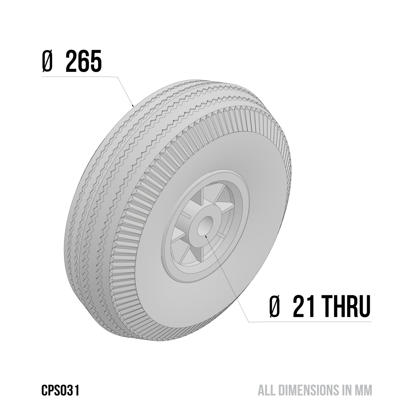 Mk8 Power Porter Rear Wheel