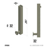Mk2 Tri Porter Axle Support