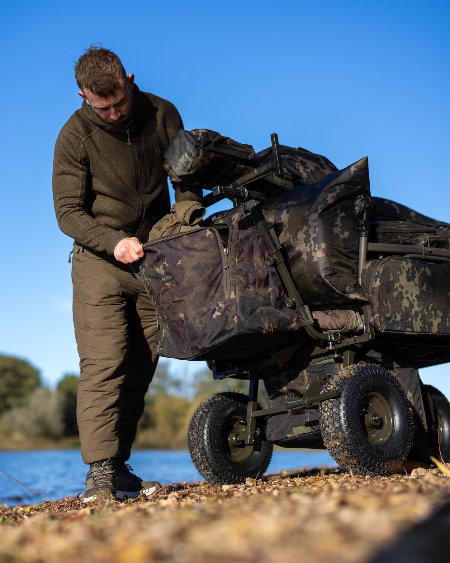 Handle Bar Bag Dark Kamo